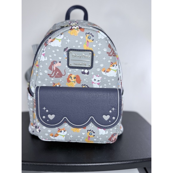 Disney Parks 2025 Pets Loungefly Backpack Cats Dogs Marie –‎ New